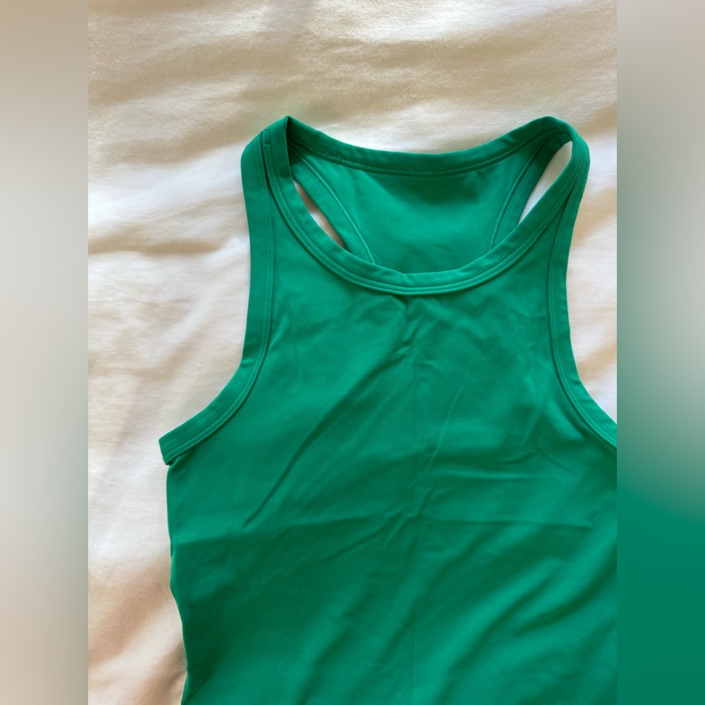 Lululemon Align Waist Length Tank Size 4 Kelly Green